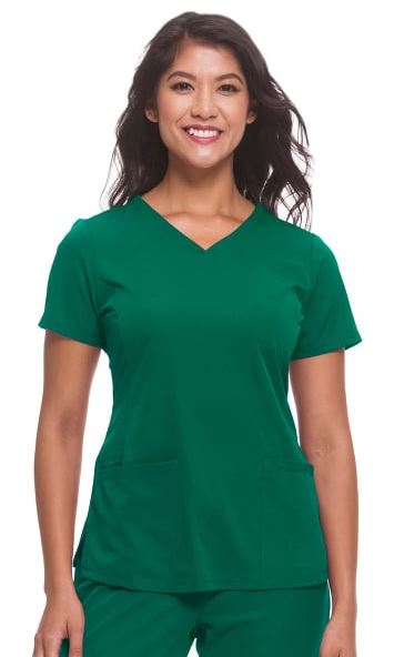 2500 HH Works Monica V-Neck Top Hunter