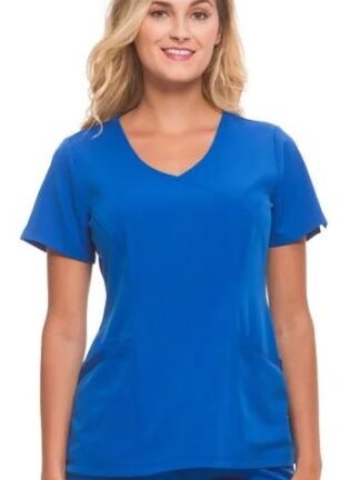 2525 HH Works Madison Mock Wrap Top Royal