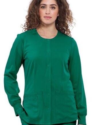 5500 HH Works Megan Snap Front Jacket Hunter