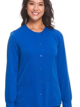 5500 HH Works Megan Snap Front Jacket Royal