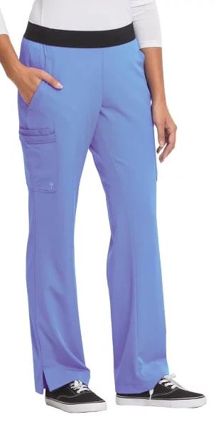 9500 HH Works Rachel Elastic Waist Pant Ceil Blue