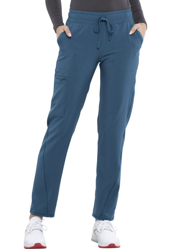 CKA184 Allura Mid Rise Tapered Leg Drawstring Pant Caribbean Blue