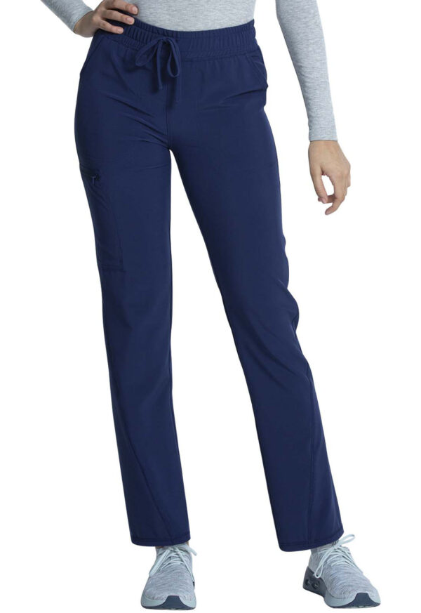 CKA184 Allura Mid Rise Tapered Leg Drawstring Pant Navy