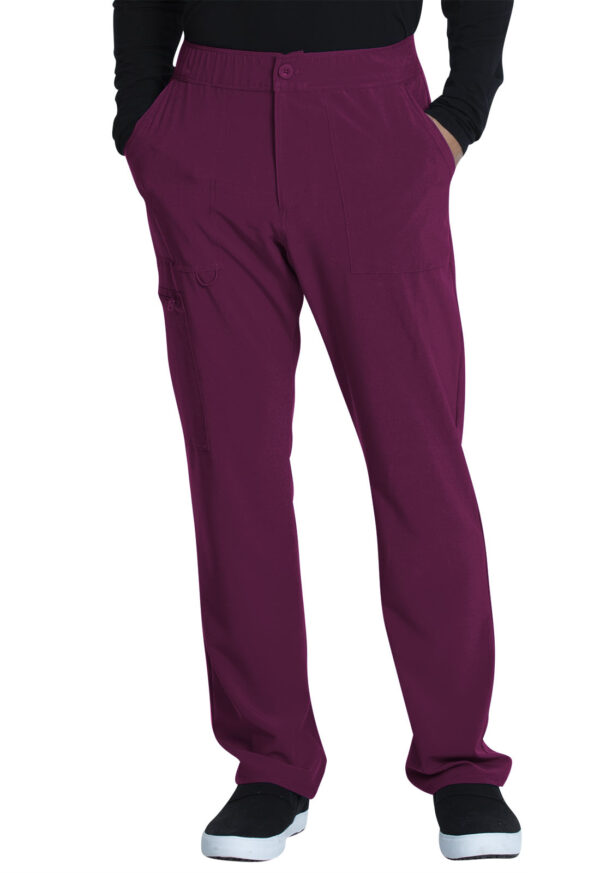 CKA186 Allura Fly Front Cargo Pant Wine