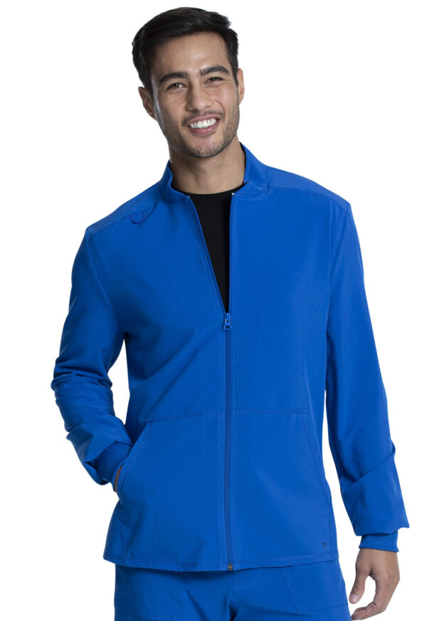 CKA387 Allura Zip-Front Jacket Royal
