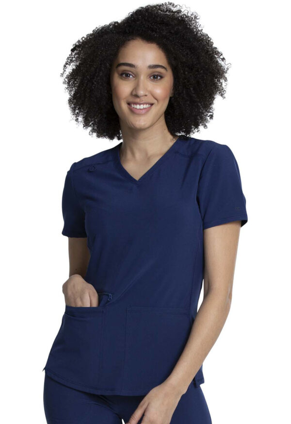 CKA685 Allura V-Neck Top Navy