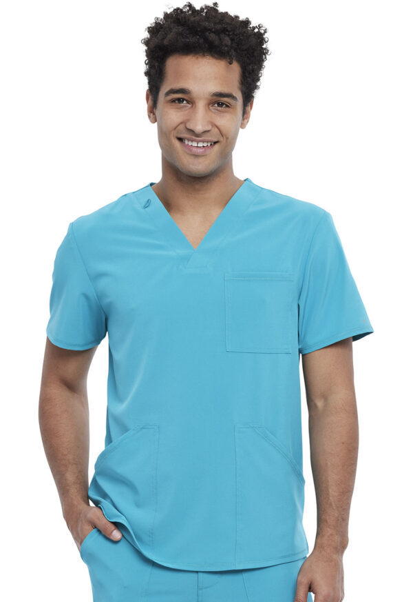 CKA686 Allura V-Neck Top Teal Blue