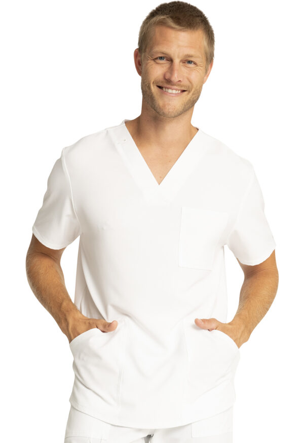 CKA686 Allura V-Neck Top White