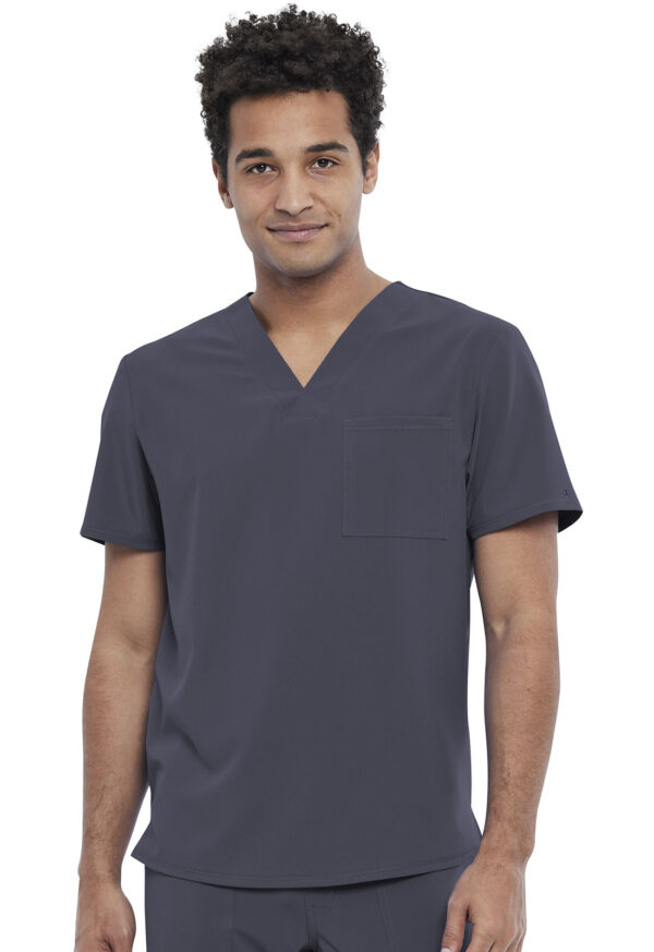CKA689 Allura V-Neck Men's Tuckable Top Pewter