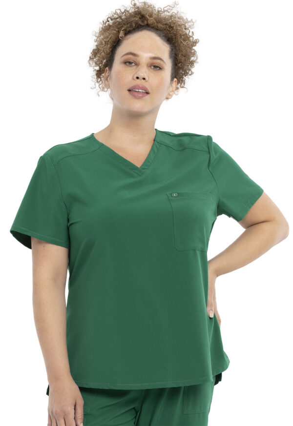 CKA690 Allura V-Neck Tuckable Top Hunter