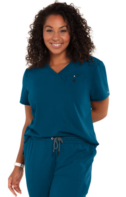 1010 Koi Next Gen Ready To Work 1 Pocket Top Caribbean Blue