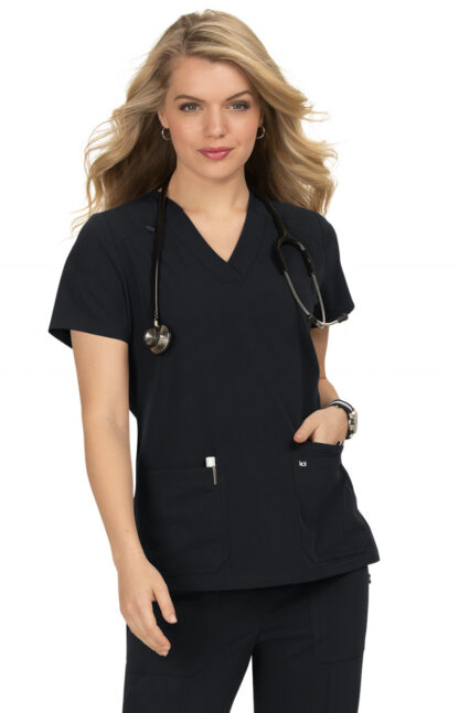 1019 Koi Next Gen Hustle and Heart Top Black