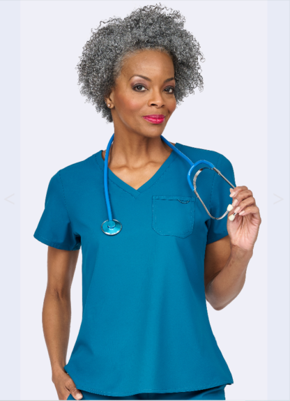 1169 Zavate Studio Elevate Tuck-In Top Caribbean Blue