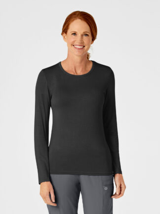 2009 Wink Wink Silky LS Viscose Rayon Tee Black