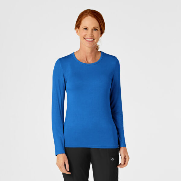 2009 Wink Wink Silky LS Viscose Rayon Tee Royal