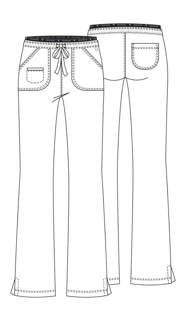 20110 HeartSoul Drawstring Pant Pewter - Image 2