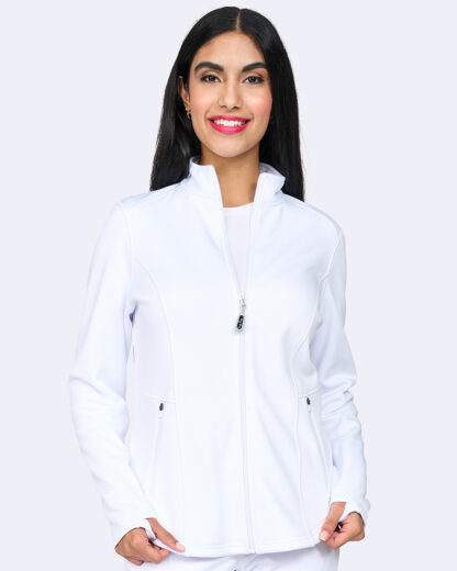 2023 Ava Therese Megan Bonded Fleece Jacket White