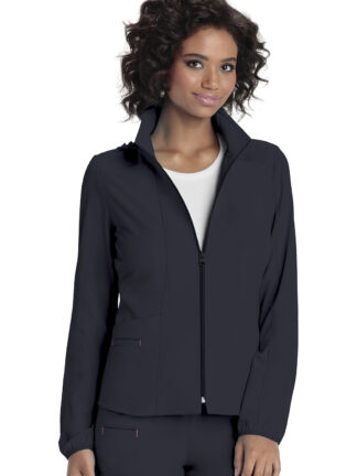 20310 HeartSoul Warm-Up Jacket Pewter