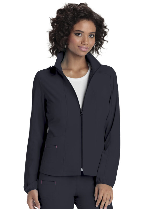 20310 HeartSoul Warm-Up Jacket Pewter