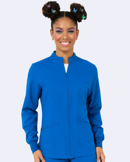 2056 Zavate Studio Comfort Warm Up Jacket Royal