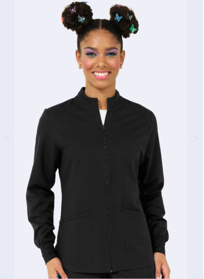 2056 Zavate Studio Comfort Warm Up Jacket Black