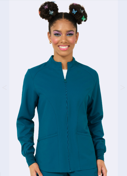 2056 Zavate Studio Comfort Warm Up Jacket Caribbean Blue