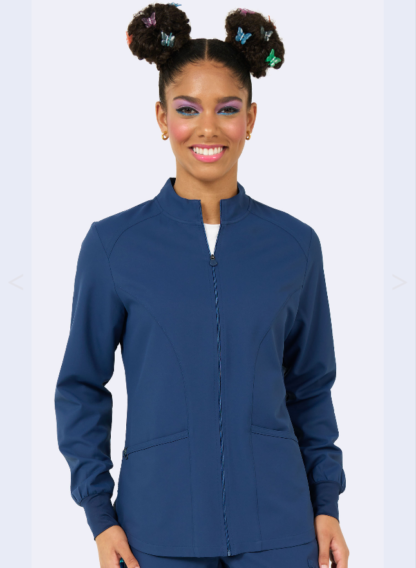 2056 Zavate Studio Comfort Warm Up Jacket Navy