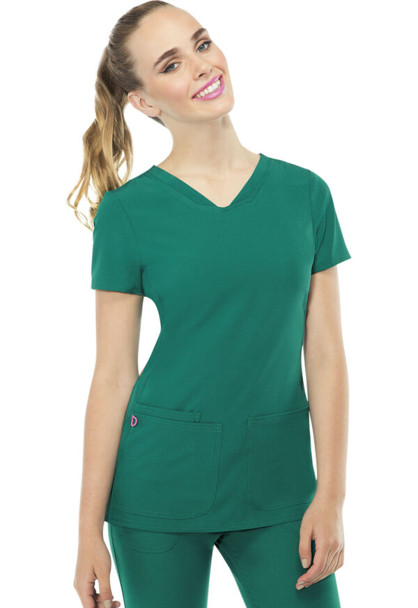 20710 HeartSoul V-Neck Top Hunter