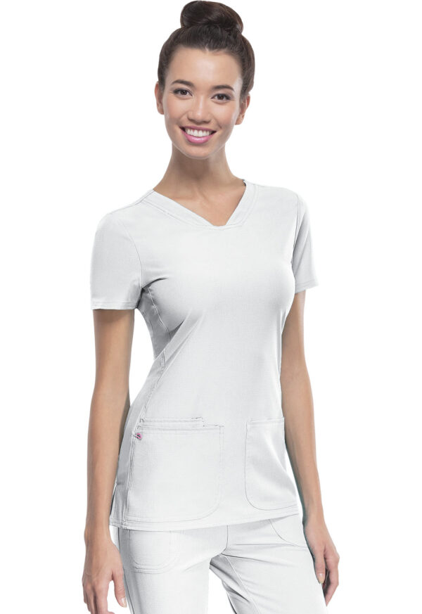 20710 HeartSoul V-Neck Top White