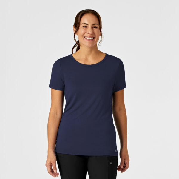 2209 Wink Wink Silky Short Sleeve Tee Navy