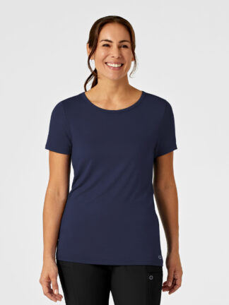 2209 Wink Wink Silky Short Sleeve Tee Navy