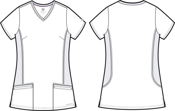 2245 Purple Label Juliet Yoga Top Wine - Image 2