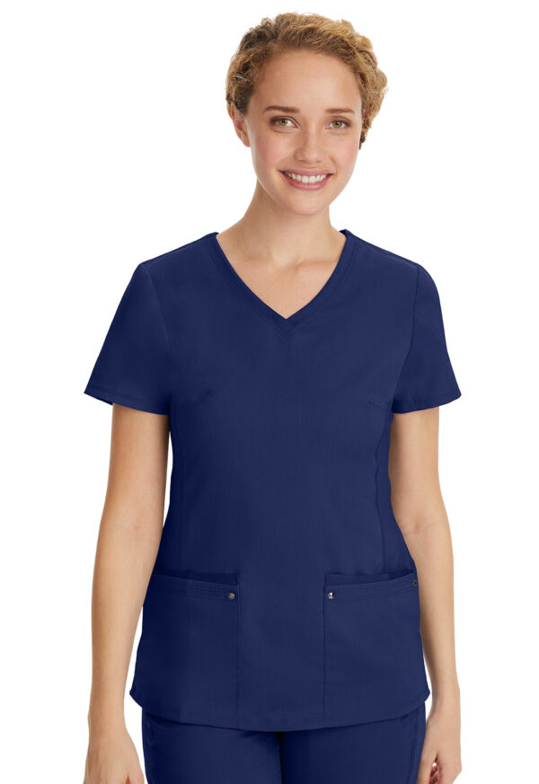 2245 Purple Label Juliet Yoga Top Navy