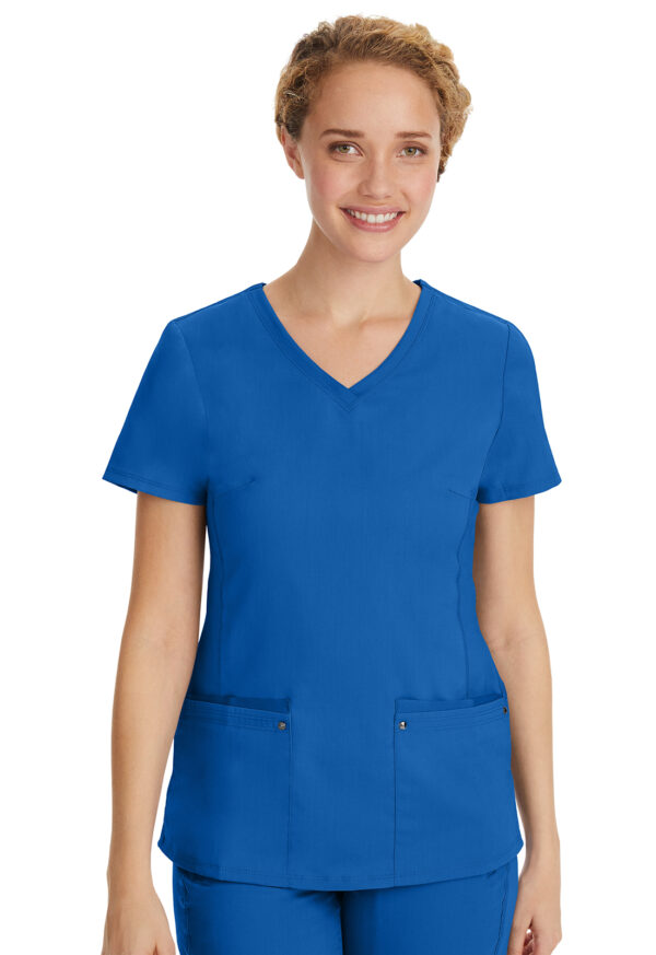 2245 Purple Label Juliet Yoga Top Royal
