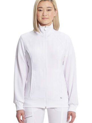 2391A Infinity Zip Front Jacket White