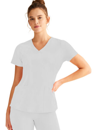 2500 HH Works Monica V-Neck Top White