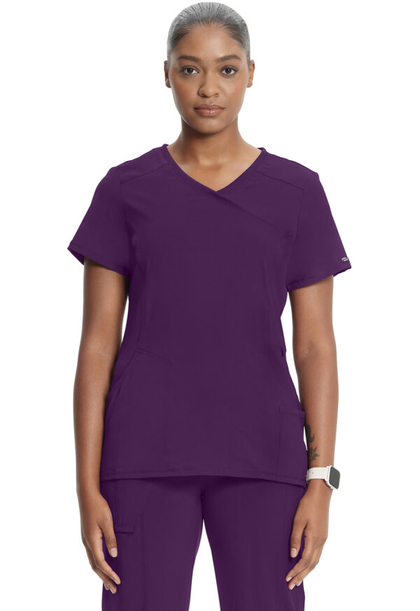 2624A Infinity Round Neck Top Eggplant