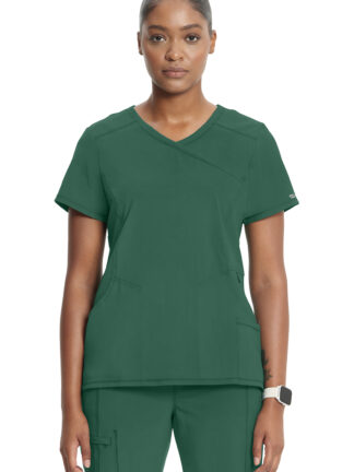 2625A Infinity Mock Wrap Top Hunter