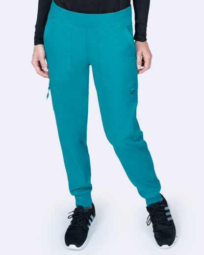 3017 Ava Therese Rachel Jogger Pant Teal Blue
