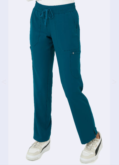 3063 Zavate Studio Energy Straight Leg Pant Caribbean Blue