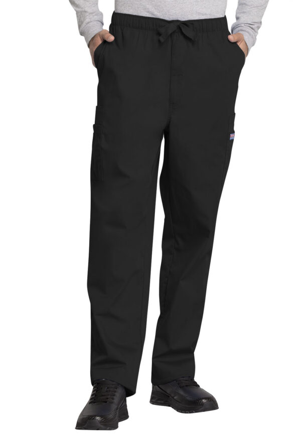 4000 Originals Fly Front Drawstring Pant Black