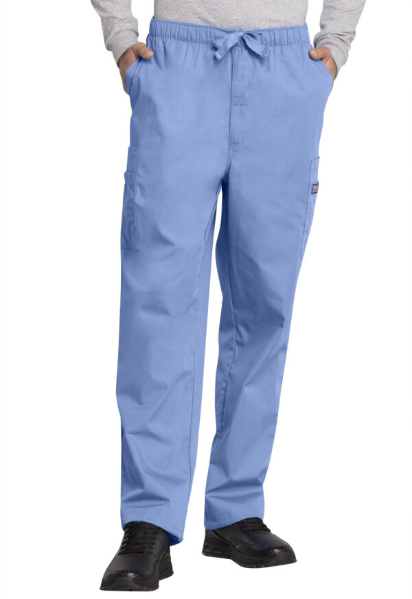 4000 Originals Fly Front Drawstring Pant Ceil Blue