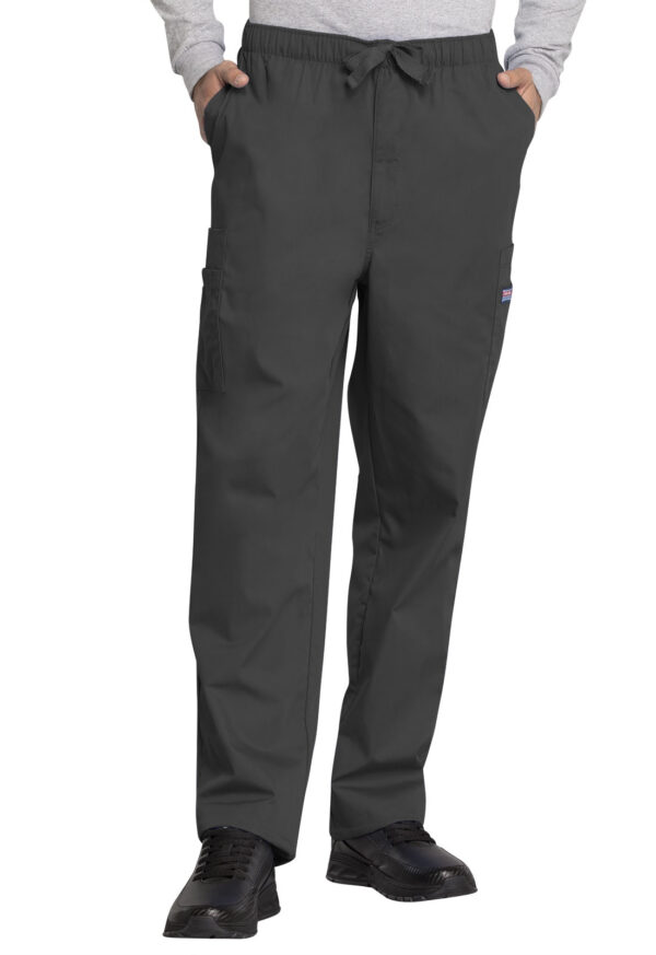 4000 Originals Fly Front Drawstring Pant Pewter