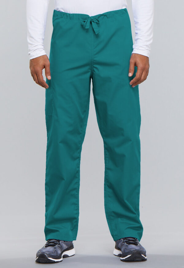 4100 Originals Unisex Drawstring Cargo Pant Teal Blue