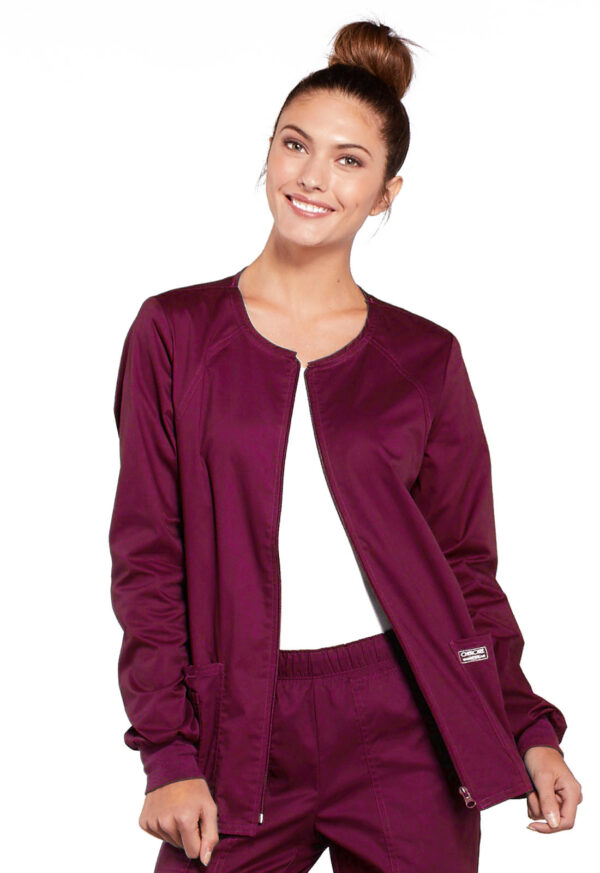 4315 Core Stretch Warm-Up Jacket Wine
