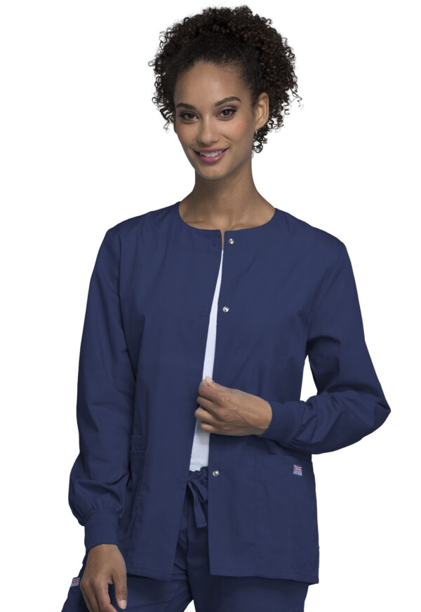 4350 Originals Snap Front Warm-Up Jacket Navy