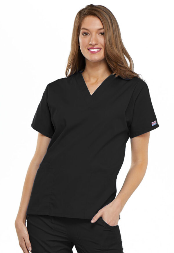 4700 Originals V-Neck Top Black