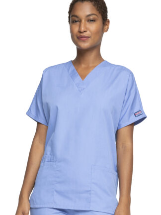 4700 Originals V-Neck Top Ceil Blue