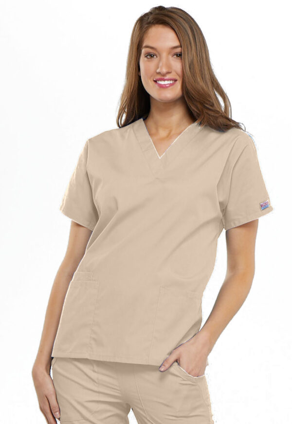 4700 Originals V-Neck Top Khaki