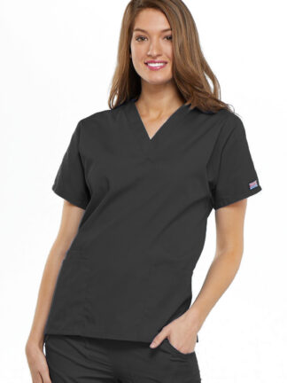 4700 Originals V-Neck Top Pewter